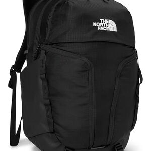NWT The North Face SURGE Black Backpack